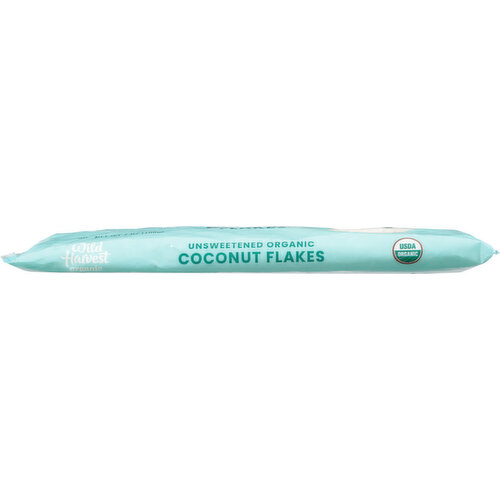 Wild Harvest Coconut Flakes, Organic, Unsweetened