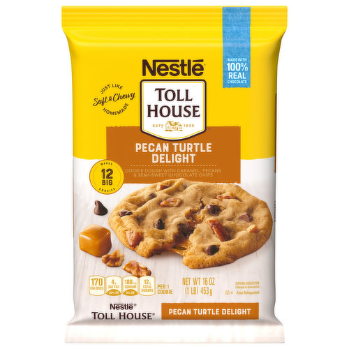 Toll House Cookie Dough, Pecan Turtle Delight