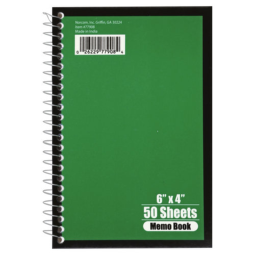 Norcom Memo Book, 50 Sheets