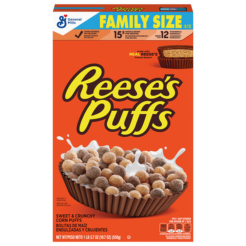 Reese's Puffs Corn Puffs, Family Size