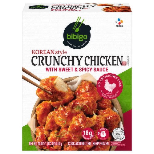 Bibigo Crunchy Chicken, Korean Style, with Sweet & Spicy Sauce