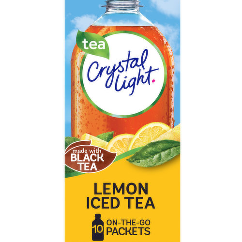 Crystal Light Lemon Iced Tea Naturally Flavored Powdered Drink Mix