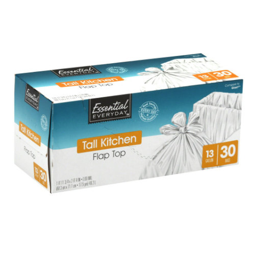 Essentials 13-Gallon Scented Trash Bags, 35-ct.