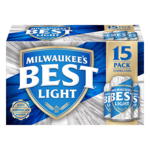 Milwaukee's Best Light Beer, 15 Pack