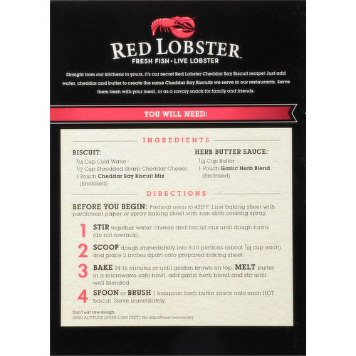 Red Lobster Cheddar Bay Biscuit Mix — Snackathon Foods