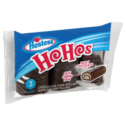 Hostess Hohos Chocolate Cake, Rolled with Creamy Filling