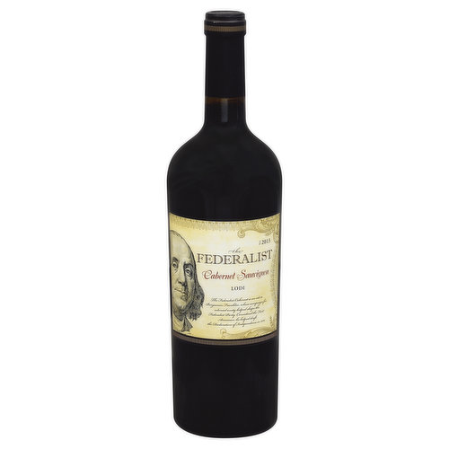 The Federalist Cabernet Sauvignon, Lodi, 2013