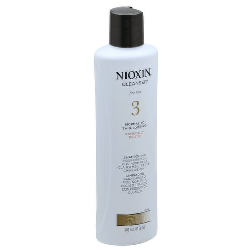 Nioxin Cleanser Shampoo, 3, Fine Hair