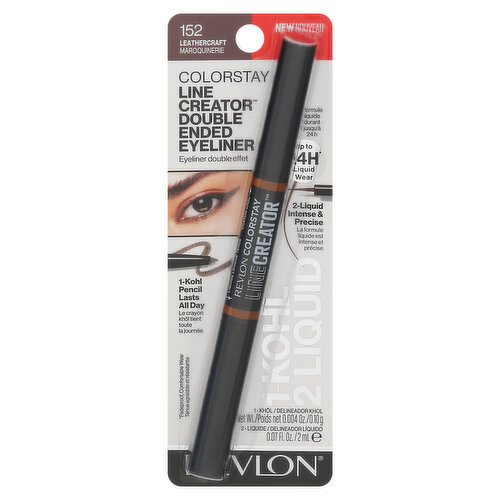 ColorStay Line Creator Eyeliner, Double Ended, 152 Leathercraft