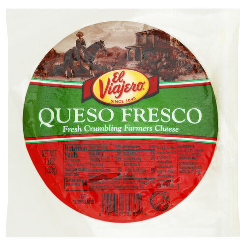 queso fresco Nutrition Facts and Calories, Description