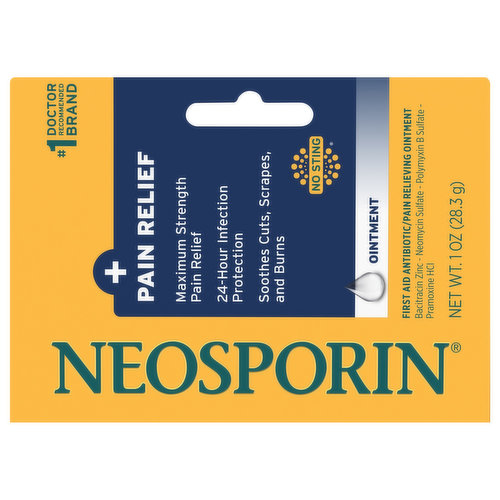 Neosporin Pain Relief, Maximum Strength, Ointment