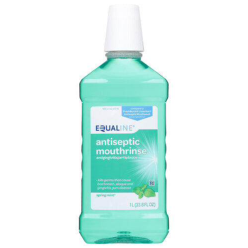 Equaline Mouthrinse, Antiseptic, Spring Mint