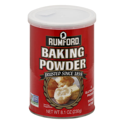 Rumford Baking Powder, Gluten Free, Double Acting