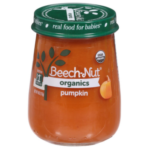 Beech-Nut Organics Pumpkin, Stage 1 (4 Months+)