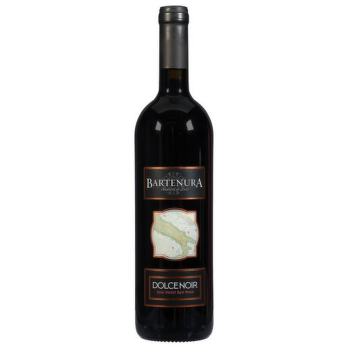 Bartenura Red Wine, Semi Sweet, Dolce Noir