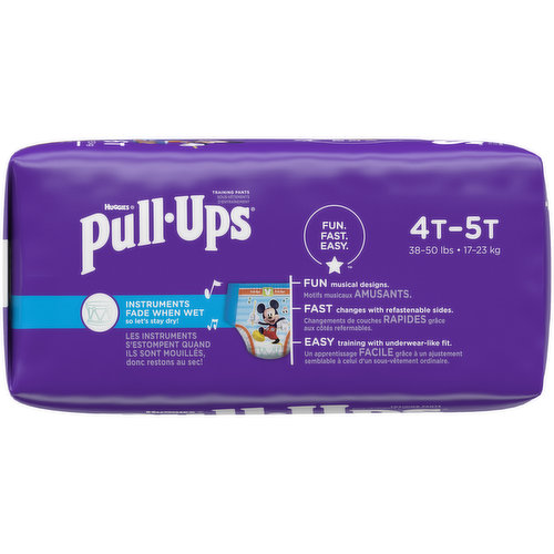 Pull-Ups Boys’ Potty Training Pants Size 6, 4T-5T