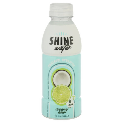 Shine Powerful Hydration Water, Coconut Lime