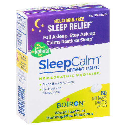 SleepCalm Sleep Calm Sleep Relief, Meltaway Tablets, Unflavored