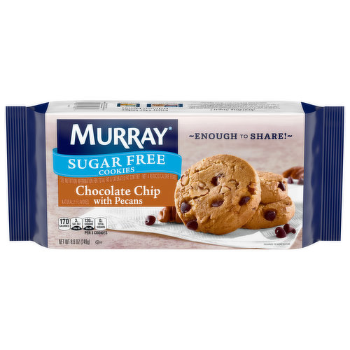 Murray Cookies, Sugar Free, Chocolate Chip with Pecans