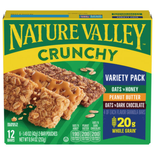 Nature Valley Bar, Crunchy, Variety Pack