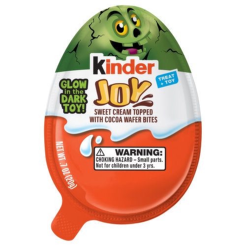 Kinder Joy Treat + Toy, Glow in the Dark