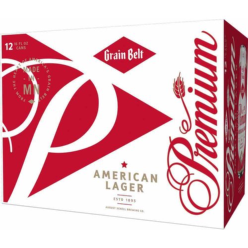 Premium Lager Can 12 Pack 160Z