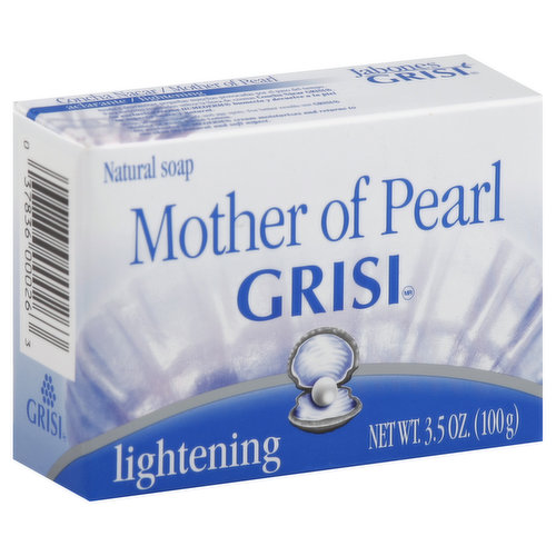 Grisi Natural Soap, Lightening, Mother of Pearl