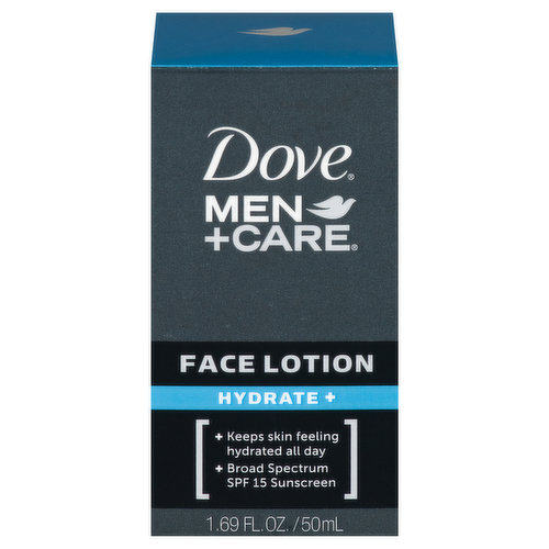 Dove Men+Care Face Lotion, Hydrate+