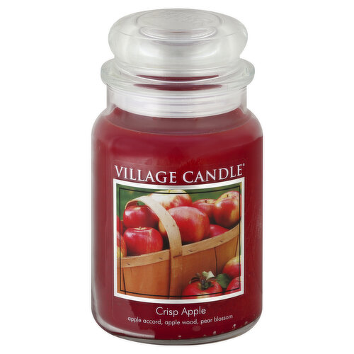 Village Candle Candle, Crisp Apple, Premium Jar