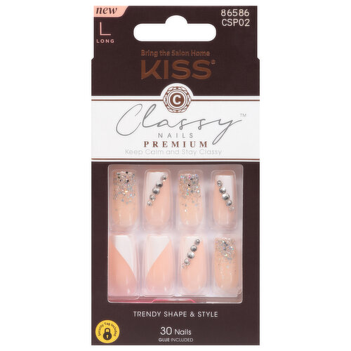 Kiss Classy Nails, Premium, Long