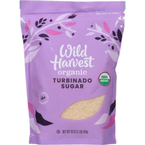 Wild Harvest Sugar, Organic, Turbinado