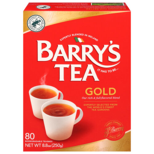 Barry's Tea Tea, Gold, Tea Bags