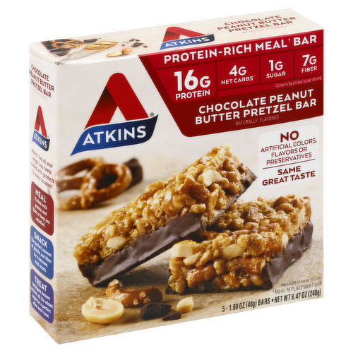 Atkins Pretzel Bar, Chocolate Peanut Butter