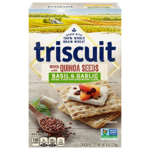 Triscuit Crackers, Basil & Garlic