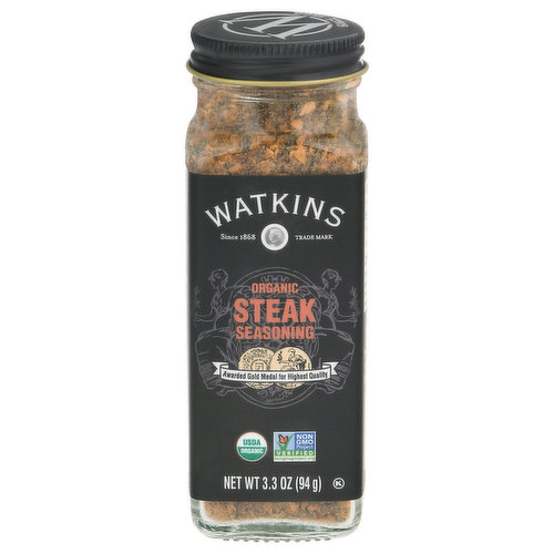 Watkins Seasoning, Organic, Steak