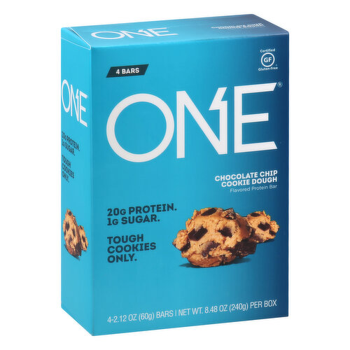 20 g protein. 1 g sugar. Certified Gluten-Free. Tough cookies only. You’ve found the one. When it comes to snacking, we're all entitled to the perfect match. With 20 grams of protein, 1 gram of sugar and totally indulgent flavors that seem too good to be true, your days of playing the field are officially over! Powerfully delicious, guilt-free indulgence. Congratulations, You've found the One. One bar goes great with: The office. The GYM. Beach days. one1brands.com. Instagram. Facebook. Twitter. (at)ONE1BRANDS. (hashtag)YouveFoundTheONE. (hashtag)EnjoyONE.