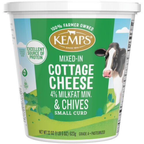 Kemps 4% Chive Cottage Cheese