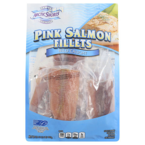 Arctic Shores Seafood Company Pink Salmon Fillets, Wild Caught