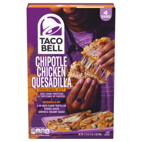 Taco Bell Cravings Kit, Chipotle Chicken Quesadilla