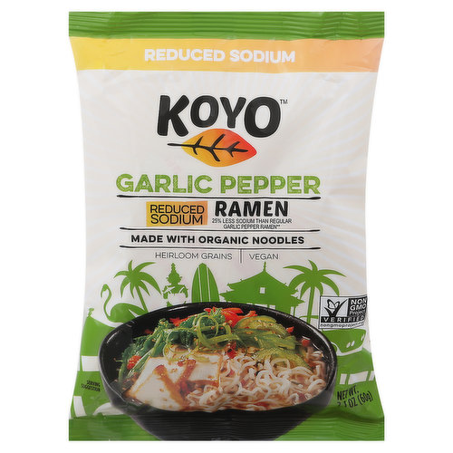 Koyo Low Salt Garlic & Pepper Ramen