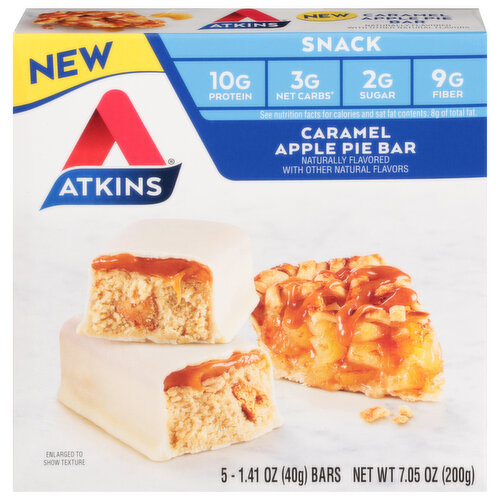 Atkins Atkins Caramel Apple Pie Snack Protein Bar