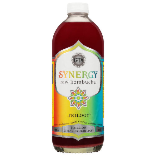 GT's Synergy Raw Kombucha, Trilogy