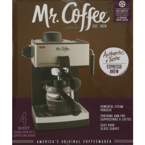 How to use Mr Coffee steam Espresso & Cappuccino maker 