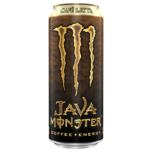 Java Monster Energy Drink, Cafe Latte, Coffee + Energy