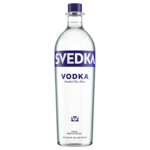 Svedka Vodka, Distilled Four Times