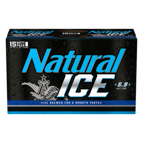 Natural Ice Beer, 15 Natty Pack