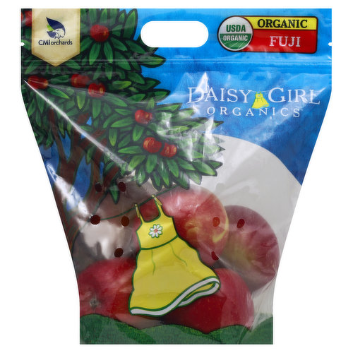 Daisy Girl Organics Apples, Organic, Fuji