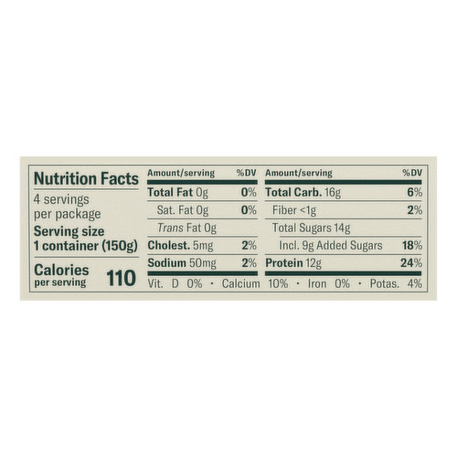 Chobani Yogurt, Non Fat, Greek, Black Cherry on the Bottom, Value 4 Pack