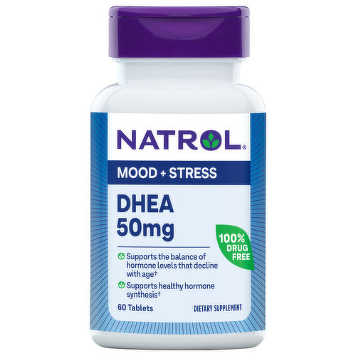 Natrol DHEA, 50 mg, Tablets