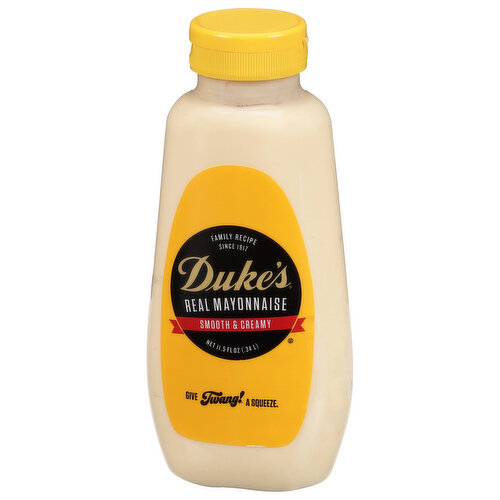 Duke's Mayonnaise, Real, Smooth & Creamy